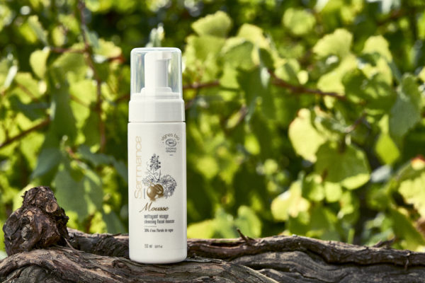 mousse nettoyante visage bio vinothérapie