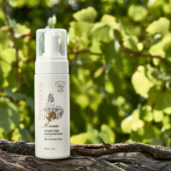 mousse nettoyante visage bio vinothérapie