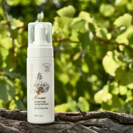 mousse nettoyante visage bio vinothérapie
