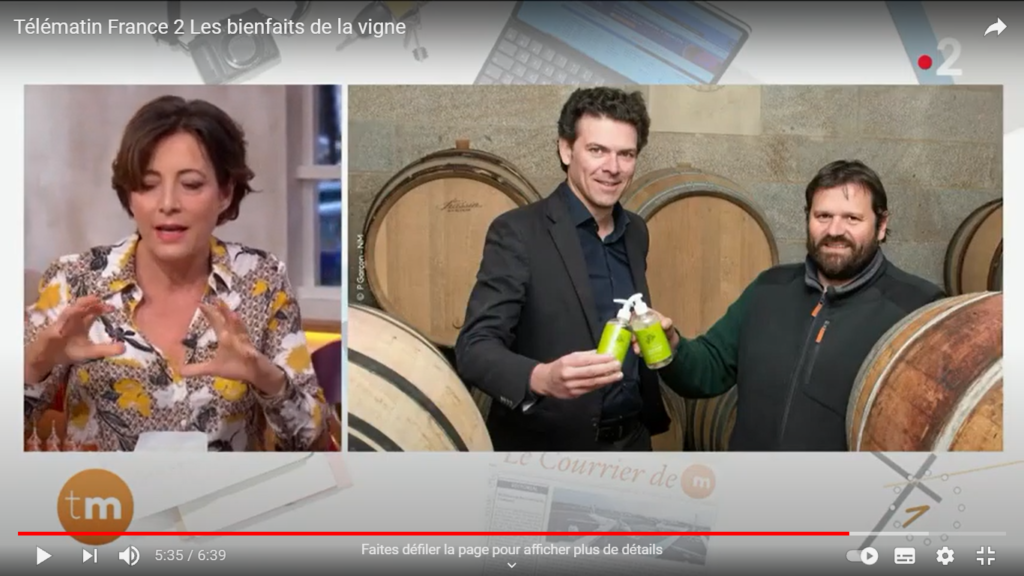 Télématin France 2 Caudalie Vinésime