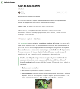Newslettrer Grin to Green